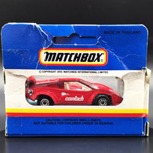 Load image into Gallery viewer, Matchbox 1991 Lamborghini Countach LP 500 S Red #11 Matchbox 1-75 Series