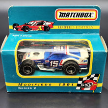 Load image into Gallery viewer, Matchbox 1991 Modified Legends Series 2 Mike Stefanik Modified Coupe #15 Limited Edition