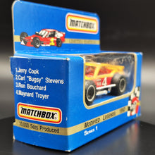 Load image into Gallery viewer, Matchbox 1992 Modified Legends Series 1 Carl "Bugsy" Stevens Modified Coupe #4 Limited Edition