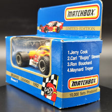 Load image into Gallery viewer, Matchbox 1992 Modified Legends Series 1 Carl "Bugsy" Stevens Modified Coupe #4 Limited Edition