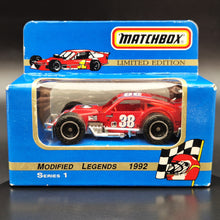 Load image into Gallery viewer, Matchbox 1992 Modified Legends Series 1 Jerry Cook Modified Coupe #38 Limited Edition