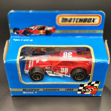 Load image into Gallery viewer, Matchbox 1992 Modified Legends Series 1 Jerry Cook Modified Coupe #38 Limited Edition