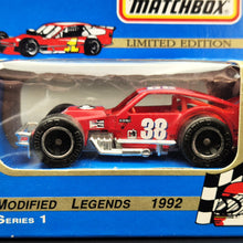 Load image into Gallery viewer, Matchbox 1992 Modified Legends Series 1 Jerry Cook Modified Coupe #38 Limited Edition