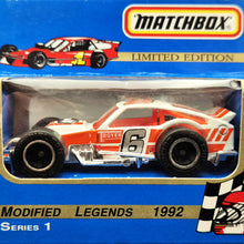 Load image into Gallery viewer, Matchbox 1992 Modified Legends Series 1 Maynard Troyer Modified Coupe #6 Limited Edition