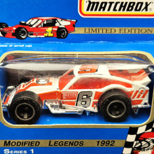 Load image into Gallery viewer, Matchbox 1992 Modified Legends Series 1 Maynard Troyer Modified Coupe #6 Limited Edition