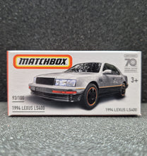 Load image into Gallery viewer, Matchbox 2023 1994 Lexus LS 400 Silver #93 MBX 70 Years Special Edition New Sealed Box
