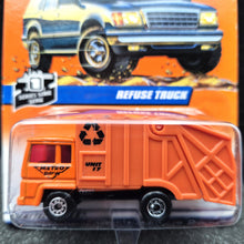 Load image into Gallery viewer, Matchbox 1998 Refuse Truck Orange #4 Matchbox 1-75 Series
