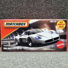 Load image into Gallery viewer, Matchbox 2025 2004 Maserati MC-12 White #86 MBX Showroom New Sealed Box