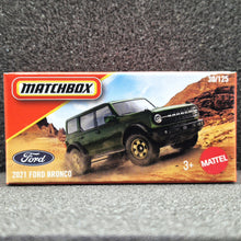 Load image into Gallery viewer, Matchbox 2025 2021 Ford Bronco Green #30 MBX Adventure New Sealed Box