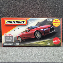 Load image into Gallery viewer, Matchbox 2025 2021 Lexus LC 500 Dark Red #44 MBX Road Trip New Sealed Box