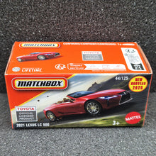 Load image into Gallery viewer, Matchbox 2025 2021 Lexus LC 500 Dark Red #44 MBX Road Trip New Sealed Box