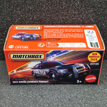 Load image into Gallery viewer, Matchbox 2025 2023 Dodge Charger Pursuit Black #37 MBX Rescue New Sealed Box