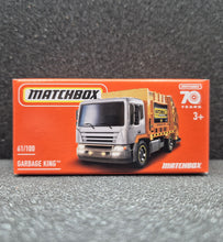 Load image into Gallery viewer, Matchbox 2023 Garbage King Grey/Yellow #61 MBX Metro New Sealed Box