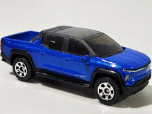 Load image into Gallery viewer, Matchbox 2024 Chevy Silverado EV Blue #12 MBX Adventure New Sealed Box