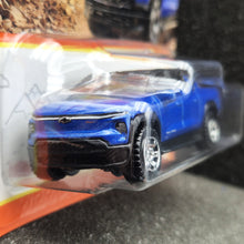 Load image into Gallery viewer, Matchbox 2024 Chevy Silverado EV Blue #12 MBX Adventure New