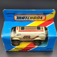 Load image into Gallery viewer, Matchbox 1984 4x4 Chevrolet Van White MB68 Castrol GTX Series 1-75 Limited Edition Box Unopened