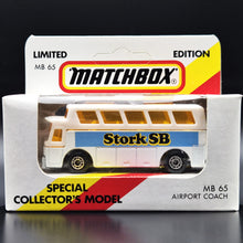 Load image into Gallery viewer, Matchbox 1986 Airport Coach Stork SB White MB65 Promotional Sealed Box Limited Edition