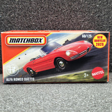 Load image into Gallery viewer, Matchbox 2025 Alfa Romeo Duetto Red #60 MBX Road Trip New Sealed Box