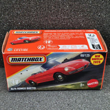 Load image into Gallery viewer, Matchbox 2025 Alfa Romeo Duetto Red #60 MBX Road Trip New Sealed Box