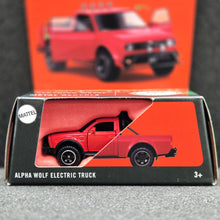 Load image into Gallery viewer, Matchbox 2025 Alpha Wolf Electric Truck Red Moving Parts 7/50 New