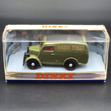 Load image into Gallery viewer, Matchbox Dinky 1950 Ford E83W Van Radio Times Dark Green #DY-3 1:43 Die Cast Model