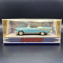 Load image into Gallery viewer, Matchbox Dinky 1957 Chevrolet Bel Air Convertible Light Blue #DY-27 1:43 Die Cast Model