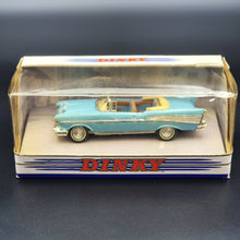 Load image into Gallery viewer, Matchbox Dinky 1957 Chevrolet Bel Air Convertible Light Blue #DY-27 1:43 Die Cast Model