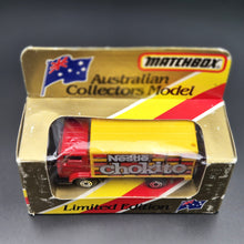 Load image into Gallery viewer, Matchbox 1988 Dodge Commando Delivery Truck Red MB-72 Nestle Chokito Limited Edition