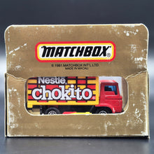 Load image into Gallery viewer, Matchbox 1988 Dodge Commando Delivery Truck Red MB-72 Nestle Chokito Limited Edition