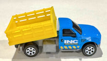 Load image into Gallery viewer, Matchbox 2025 Ford F-350 Stake Bed Truck Blue #95 MBX Construction New Sealed Box