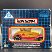 Load image into Gallery viewer, Matchbox 1983 Ford Model A Coupe PAVA Yellow 1-75 Series MB73 Boxed