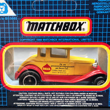 Load image into Gallery viewer, Matchbox 1983 Ford Model A Coupe PAVA Yellow 1-75 Series MB73 Boxed