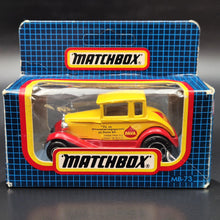 Load image into Gallery viewer, Matchbox 1983 Ford Model A Coupe PAVA Yellow 1-75 Series MB73 Boxed