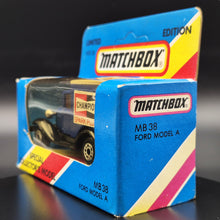 Load image into Gallery viewer, Matchbox 1983 Ford Model A Van Champion Spark Plugs Series 1-75 MB38 Boxed Limited Edition
