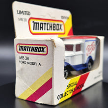 Load image into Gallery viewer, Matchbox 1984 Ford Model A Van Pepsi-Cola White Series 1-75 MB38 Boxed Limited Edition