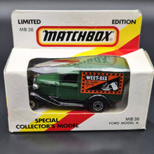 Load image into Gallery viewer, Matchbox 1990 Ford Model A Van Sanitarium-Weet-Bix Health Biscuit Dark Green Series 1-75 MB38 Boxed