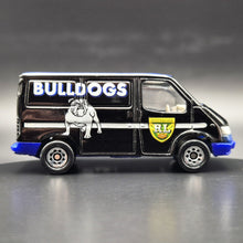 Load image into Gallery viewer, Matchbox 1996 Ford Transit Van Black Club Car Collectable ARL Canterbury-Bankstown Bulldogs Boxed