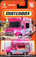 Load image into Gallery viewer, Matchbox 2023 Ice Cream King Pink #59/100 MBX Metro New Long Card