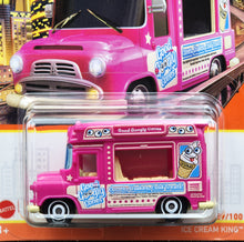 Load image into Gallery viewer, Matchbox 2023 Ice Cream King Pink #59/100 MBX Metro New Long Card