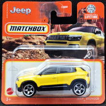 Load image into Gallery viewer, Matchbox 2023 Jeep Avenger Yellow #9 MBX Off-Road New