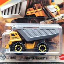Load image into Gallery viewer, Matchbox 2025 MBX Turf Hauler II Yellow #116 MBX Construction New Long Card