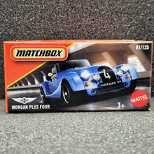 Load image into Gallery viewer, Matchbox 2025 Morgan Plus Four Blue #81 MBX Showroom New Sealed Box