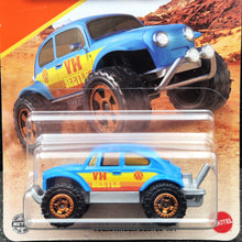 Load image into Gallery viewer, Matchbox 2025 Volkswagen Beetle 4x4 Light Blue #12 MBX Adventure New Long Card