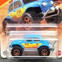 Load image into Gallery viewer, Matchbox 2025 Volkswagen Beetle 4x4 Light Blue #12 MBX Adventure New Long Card
