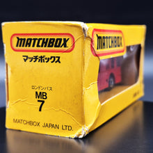 Load image into Gallery viewer, Matchbox 1981 The Londoner M17J "World Double-Decker Bus Exhibition"-Yokohama Matsuzakaya Japanese Limited Edition MB7