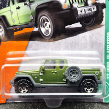 Load image into Gallery viewer, Matchbox 2017 '17 Jeep Gladiator Olive Green #92 MBX Explorers New Long Card