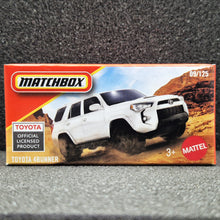 Load image into Gallery viewer, Matchbox 2025 '18 Toyota 4Runner White #9 MBX Adventure New Sealed Box