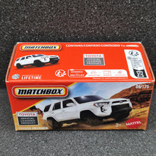 Load image into Gallery viewer, Matchbox 2025 '18 Toyota 4Runner White #9 MBX Adventure New Sealed Box