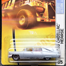 Load image into Gallery viewer, Matchbox 2008 '63 Cadillac Hearse Silver #55 City Action 11/12 New Long Card