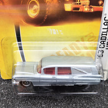 Load image into Gallery viewer, Matchbox 2008 '63 Cadillac Hearse Silver #55 City Action 11/12 New Long Card
